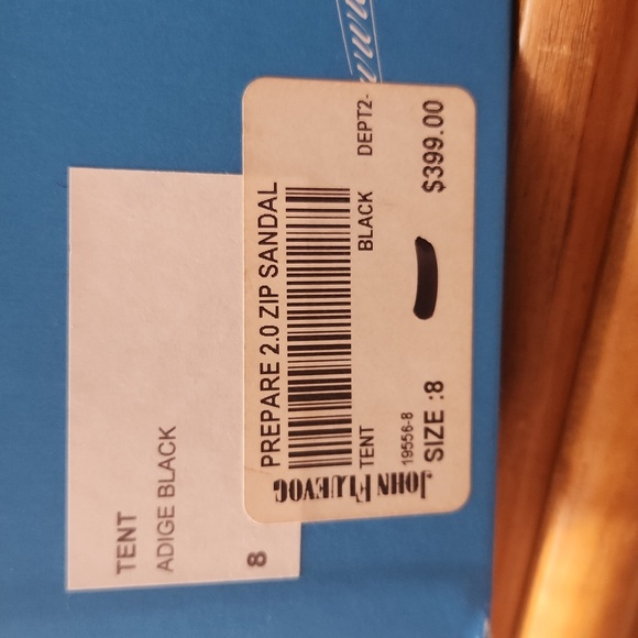 John Fluevog Prepare 2.0 Zip Sandals with open toes. - Picture 9 of 10